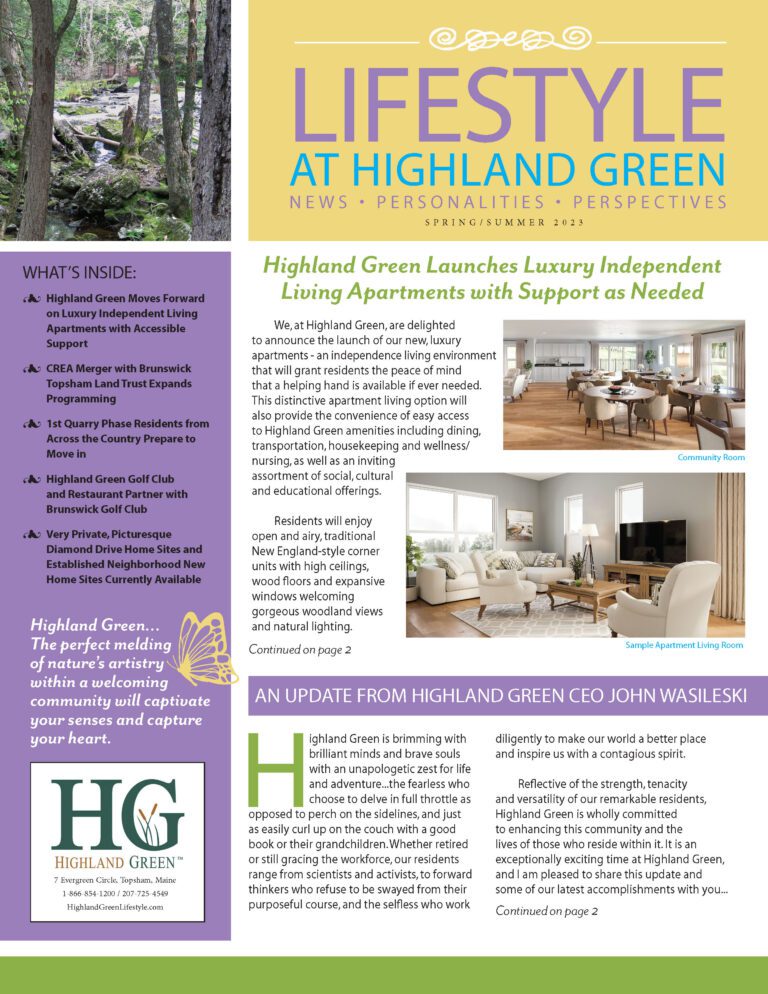 Green Horizons Newsletter - AgEBB
